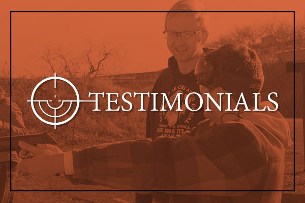 Dallas Sniper Training Testimonials